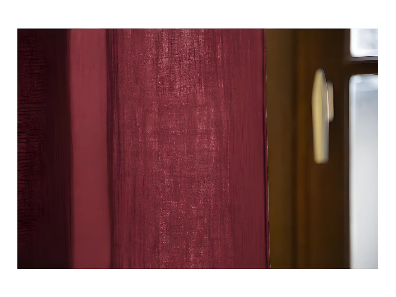 Rideau ajustable + 8 anneaux pince "Gaïa" 140 x 300 cm "Gaze de Coton"