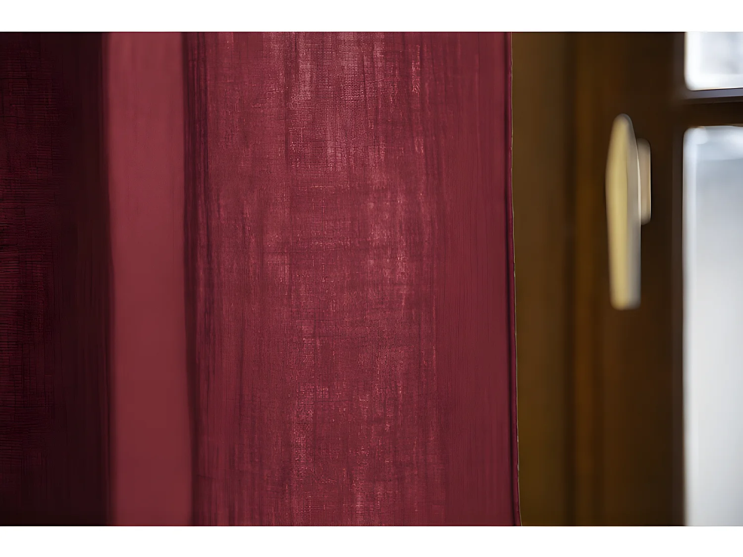 Rideau ajustable + 8 anneaux pince "Gaïa" 140 x 300 cm "Gaze de Coton"