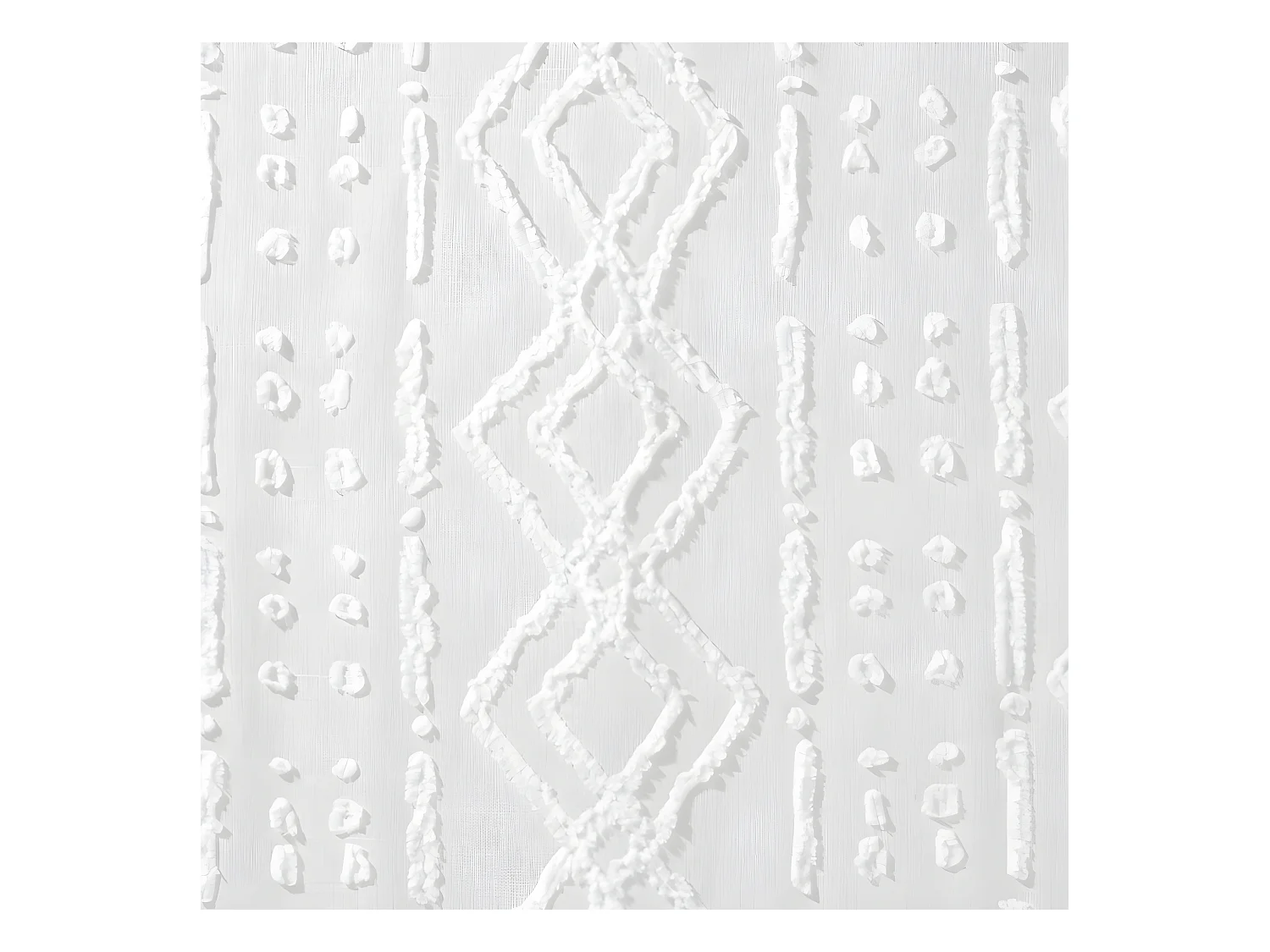 Voilage Jacquard "Sama" tamisant 140 x 240 cm Atmosphera