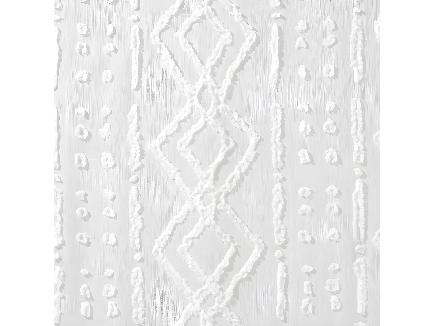 Voilage Jacquard "Sama" tamisant 140 x 240 cm Atmosphera