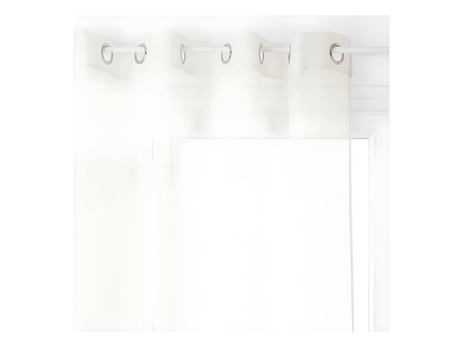 Voilage "Moly" tamisant 135 x 240 cm Atmosphera