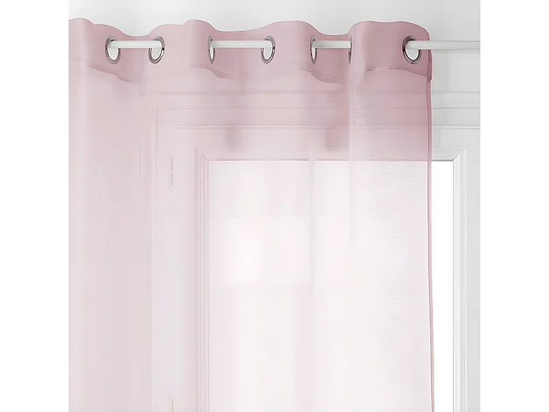 Voilage "Moly" tamisant 135 x 240 cm Atmosphera