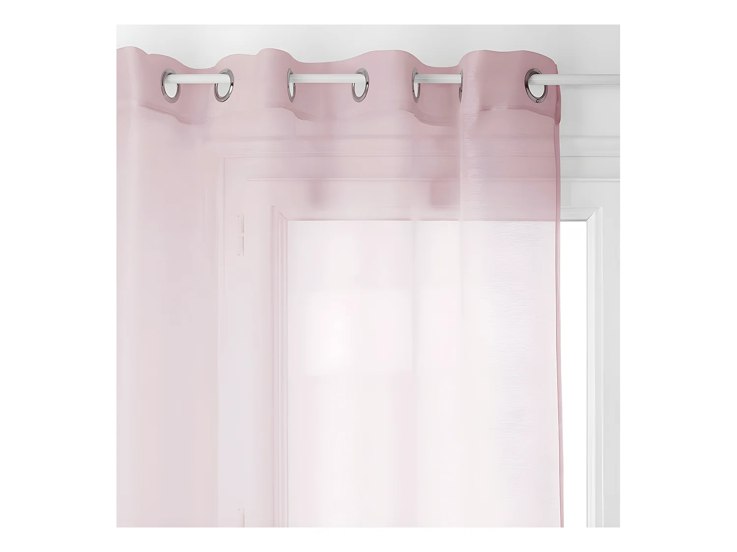 Voilage "Moly" tamisant 135 x 240 cm Atmosphera