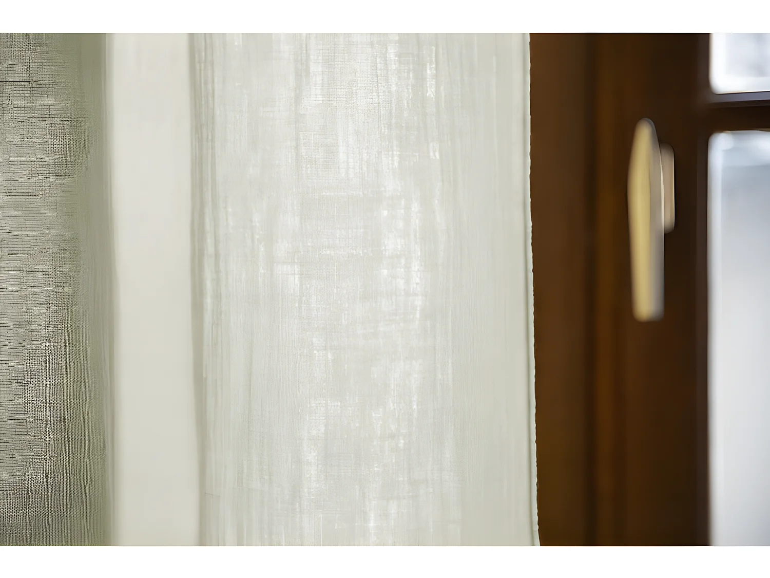 Rideau ajustable + 8 anneaux pince "Gaïa" 140 x 300 cm "Gaze de Coton"