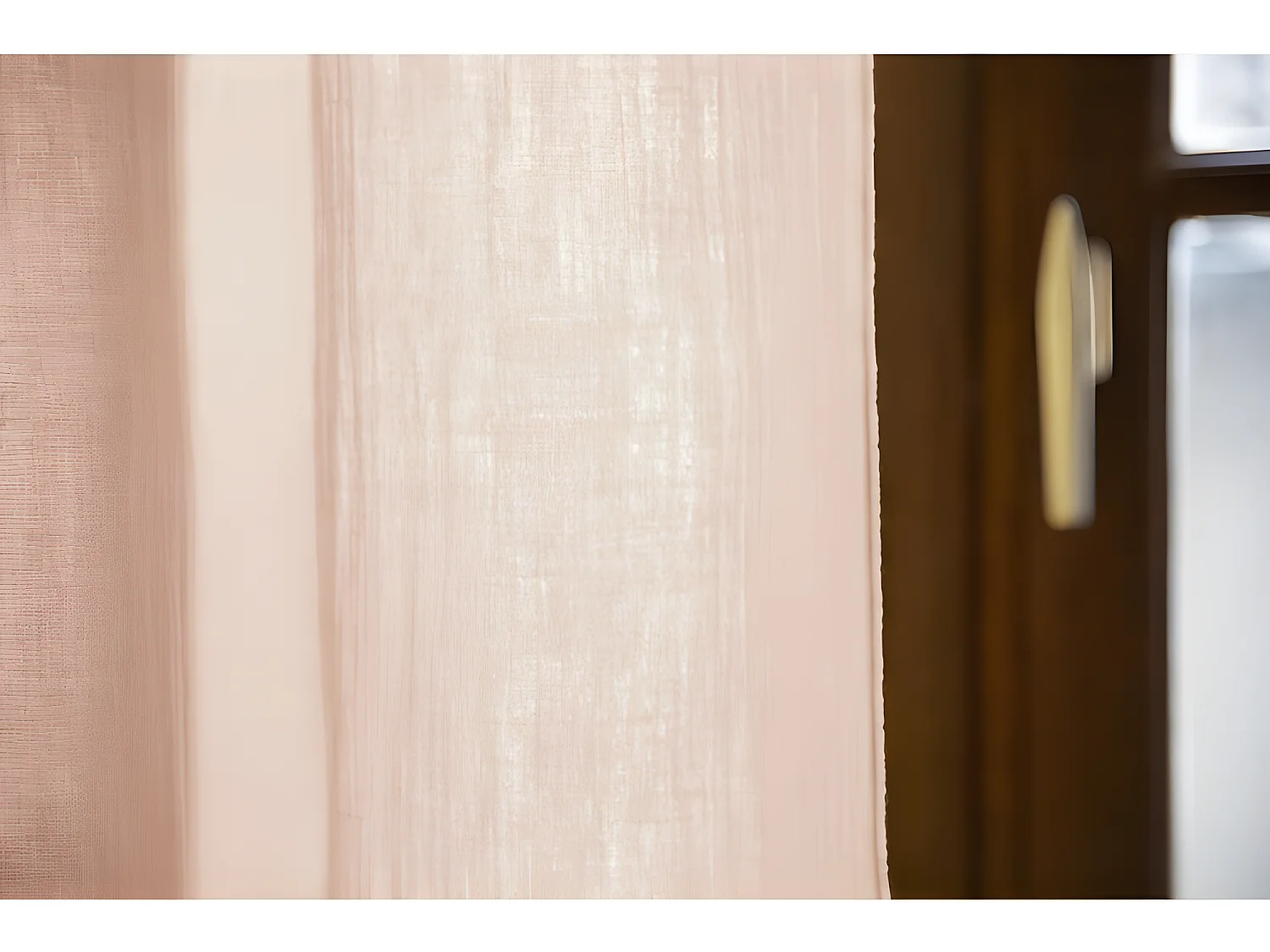 Rideau ajustable + 8 anneaux pince "Gaïa" 140 x 300 cm "Gaze de Coton"