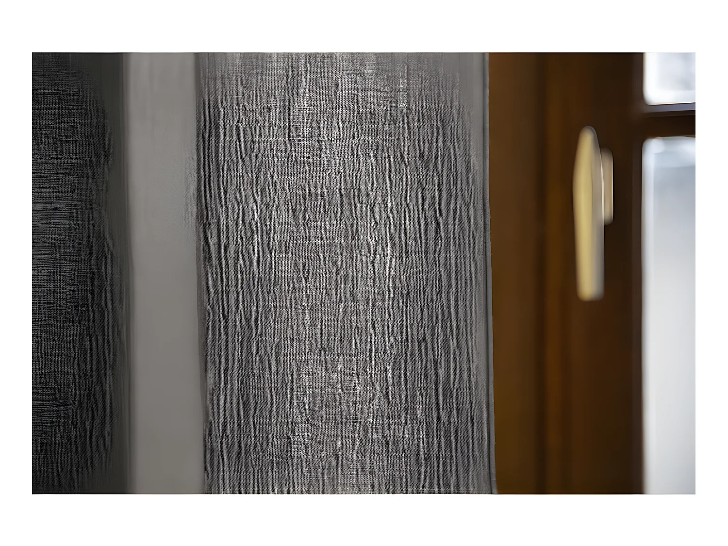 Rideau ajustable + 8 anneaux pince "Gaïa" 140 x 300 cm "Gaze de Coton"