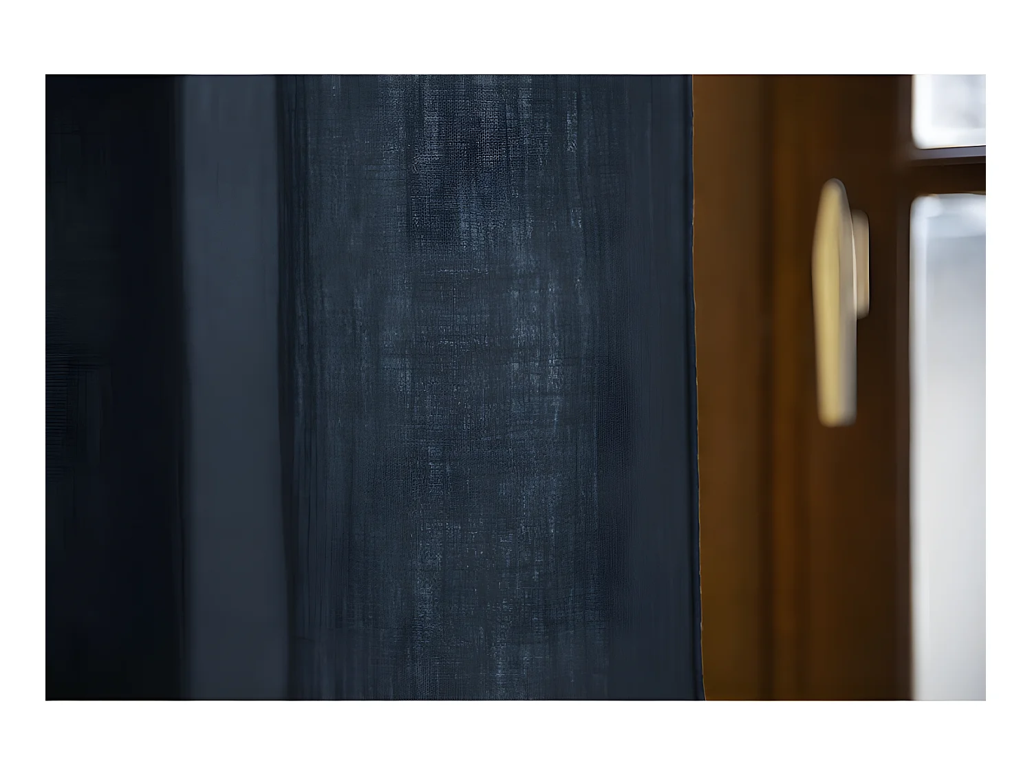 Rideau ajustable + 8 anneaux pince "Gaïa" 140 x 300 cm "Gaze de Coton"