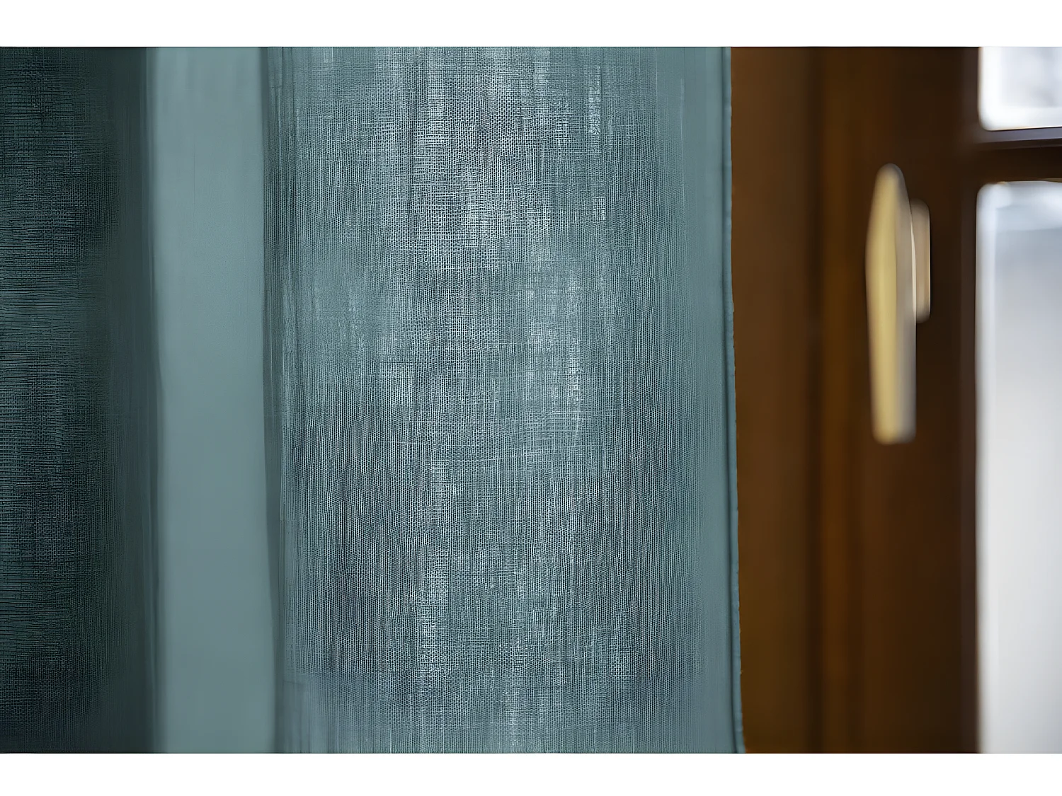 Rideau ajustable + 8 anneaux pince "Gaïa" 140 x 300 cm "Gaze de Coton"