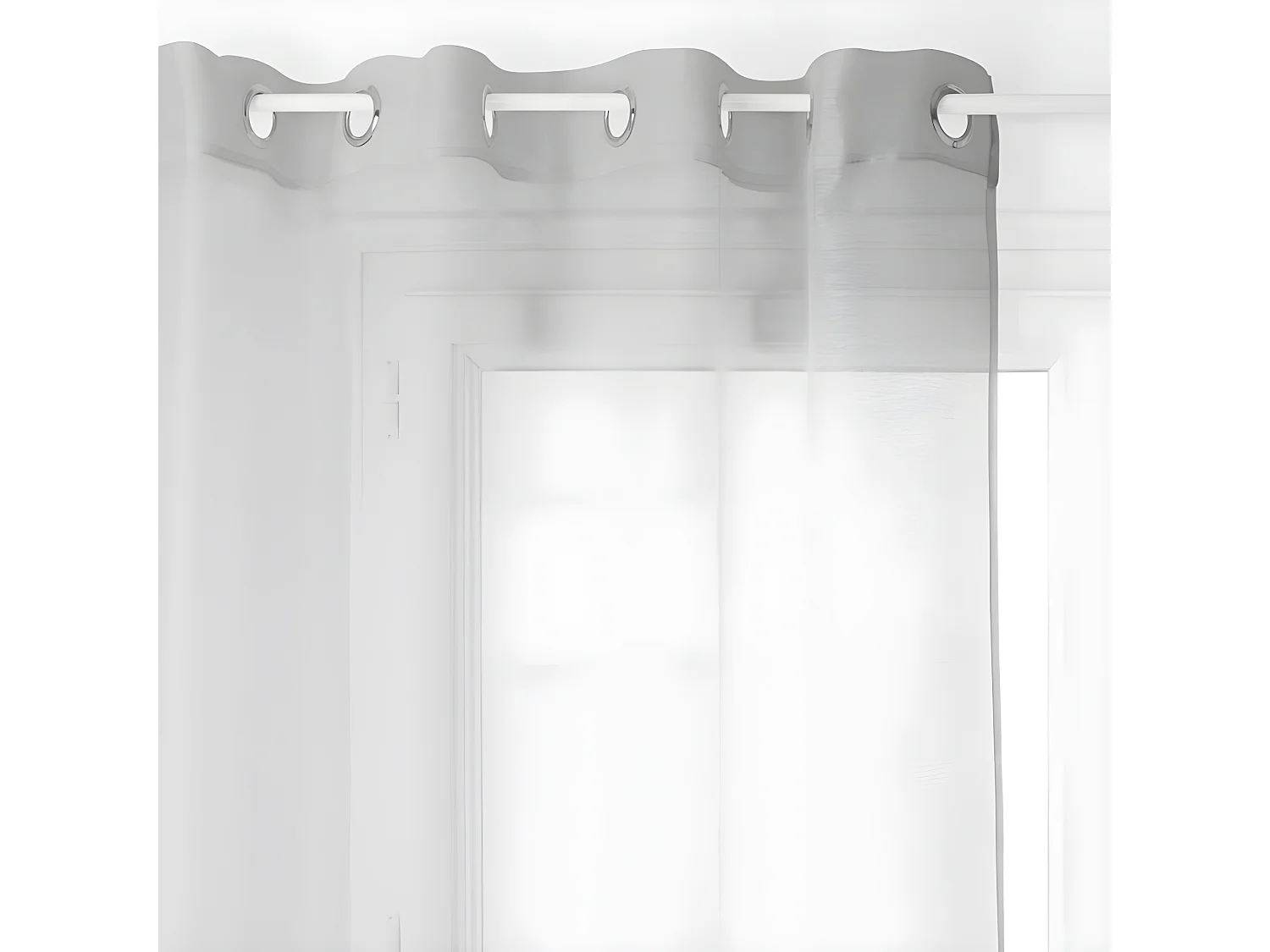 Voilage "Moly" tamisant 135 x 240 cm Atmosphera