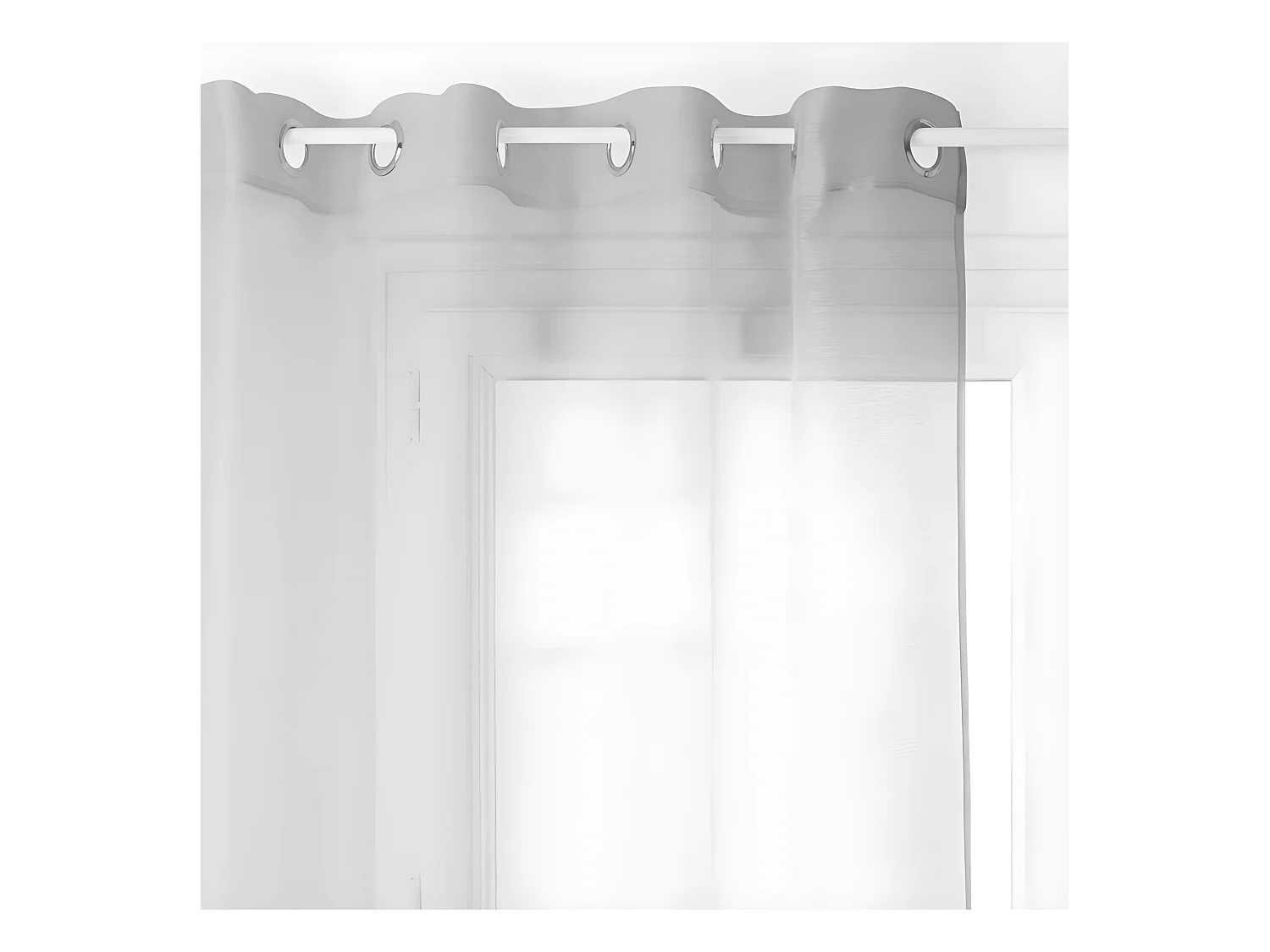 Voilage "Moly" tamisant 135 x 240 cm Atmosphera