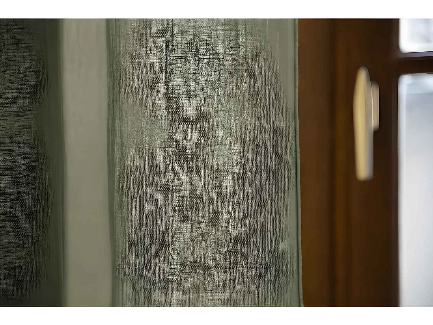 Rideau ajustable + 8 anneaux pince "Gaïa" 140 x 300 cm "Gaze de Coton"