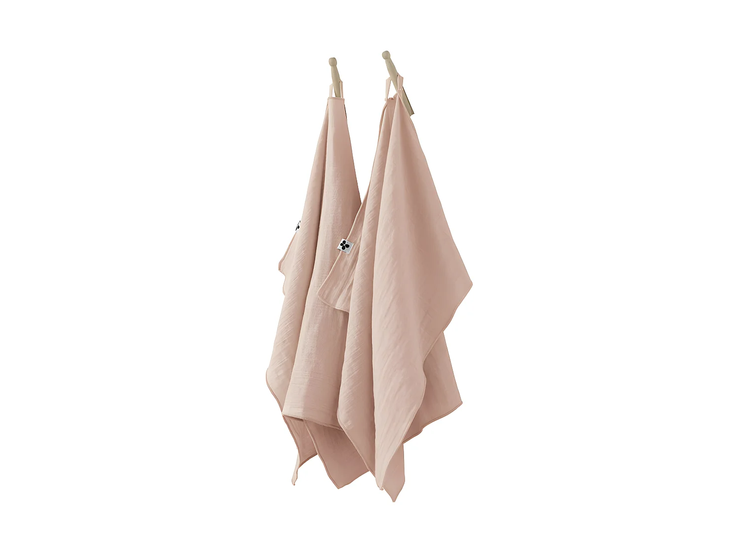 Lot de 2 essuie-mains "Gaïa" 50 x 70 cm "Gaze de Coton"