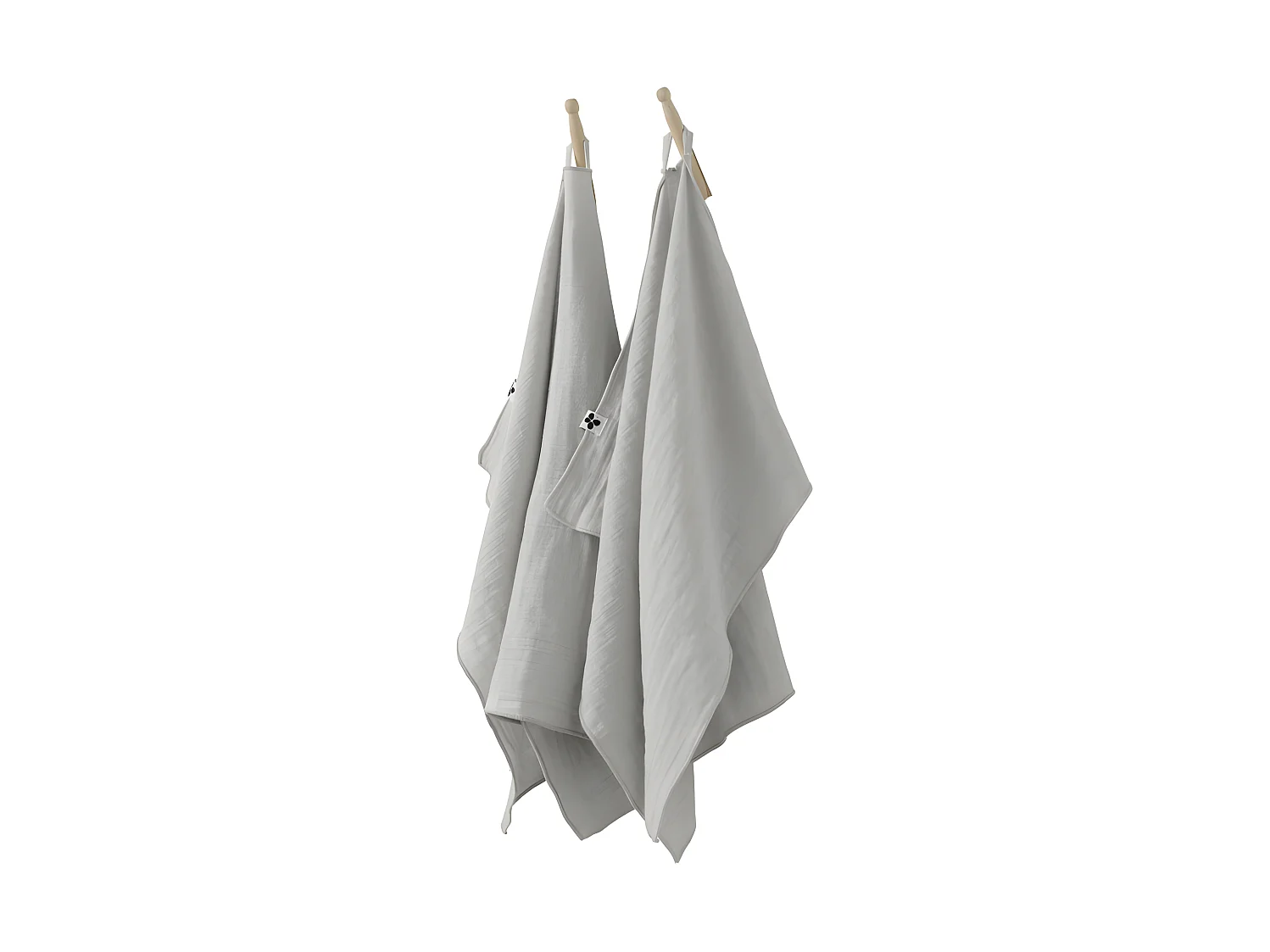 Lot de 2 essuie-mains "Gaïa" 50 x 70 cm "Gaze de Coton"