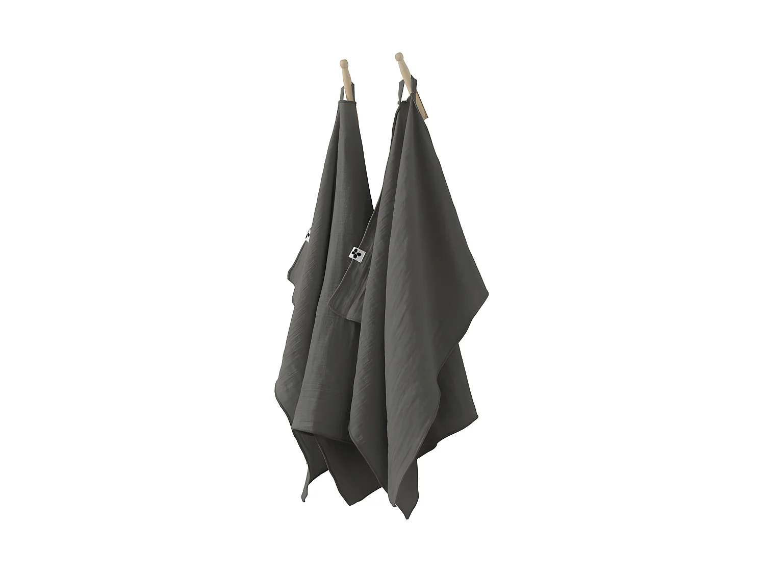 Lot de 2 essuie-mains "Gaïa" 50 x 70 cm "Gaze de Coton"