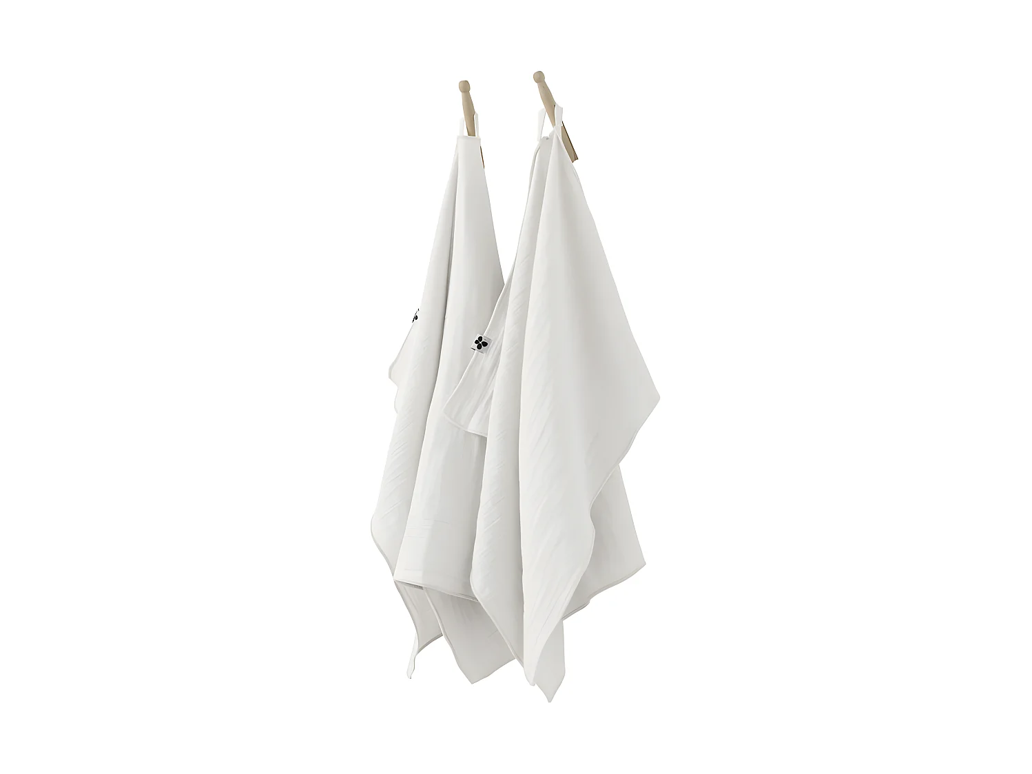 Lot de 2 essuie-mains "Gaïa" 50 x 70 cm "Gaze de Coton"