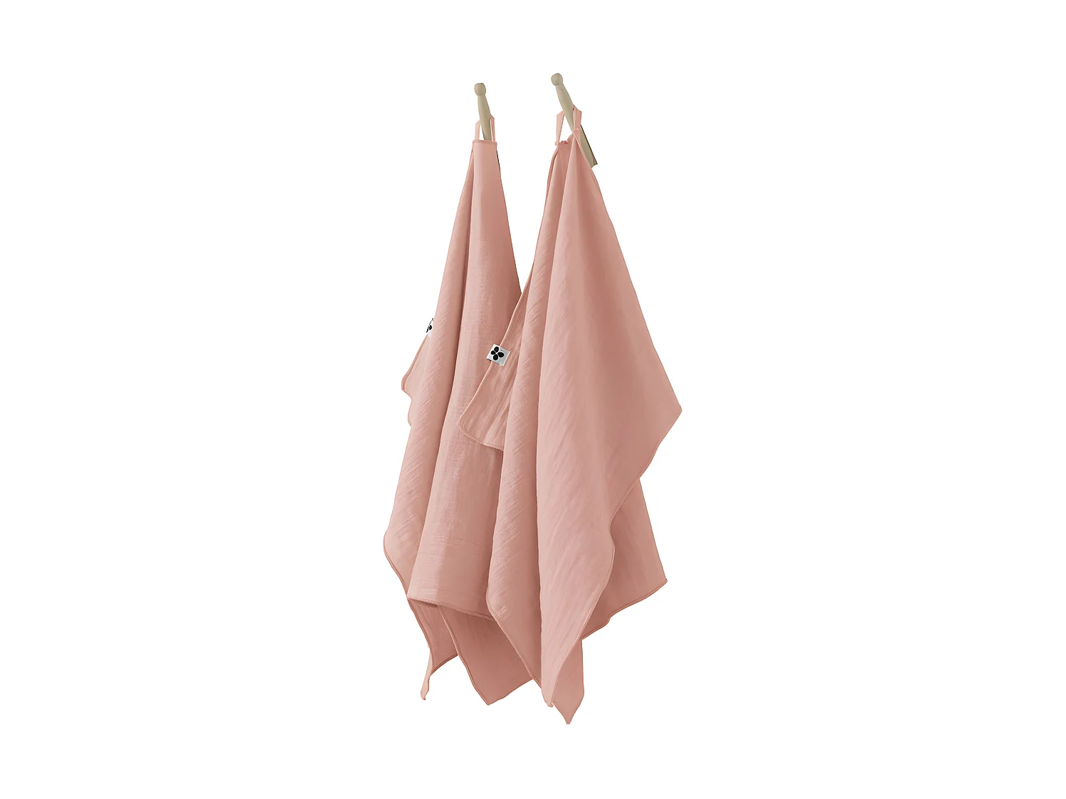 Lot de 2 essuie-mains "Gaïa" 50 x 70 cm "Gaze de Coton"