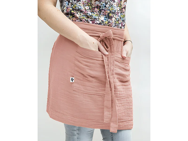 Tablier de Chef "Gaïa" 45 x 80 cm "Gaze de Coton"