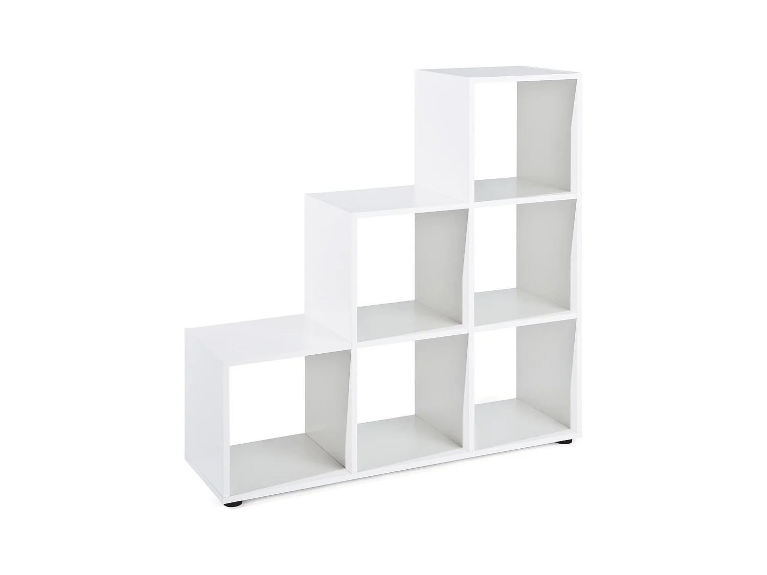 Étagère 6 Compartiments "Kase" 109cm Blanc