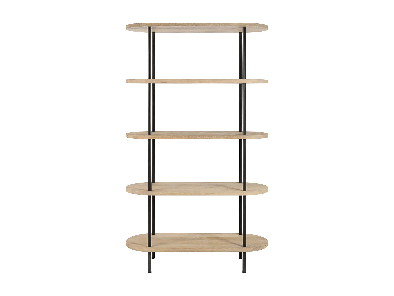 Étagère 5 Niveaux en Bois "Eli" 176cm Naturel