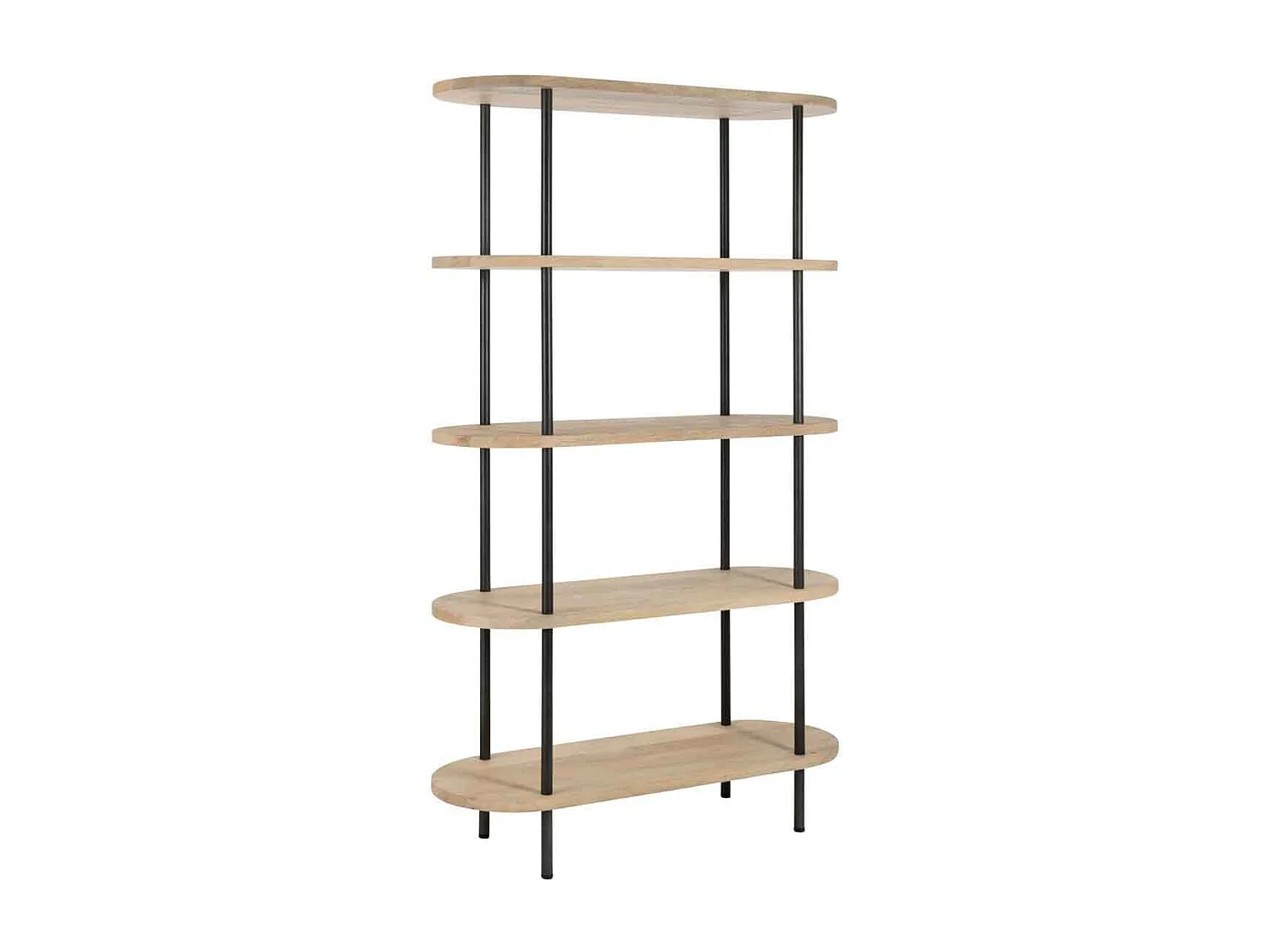 Estantería de 5 niveles en madera de mango natural Eli L 105 cm