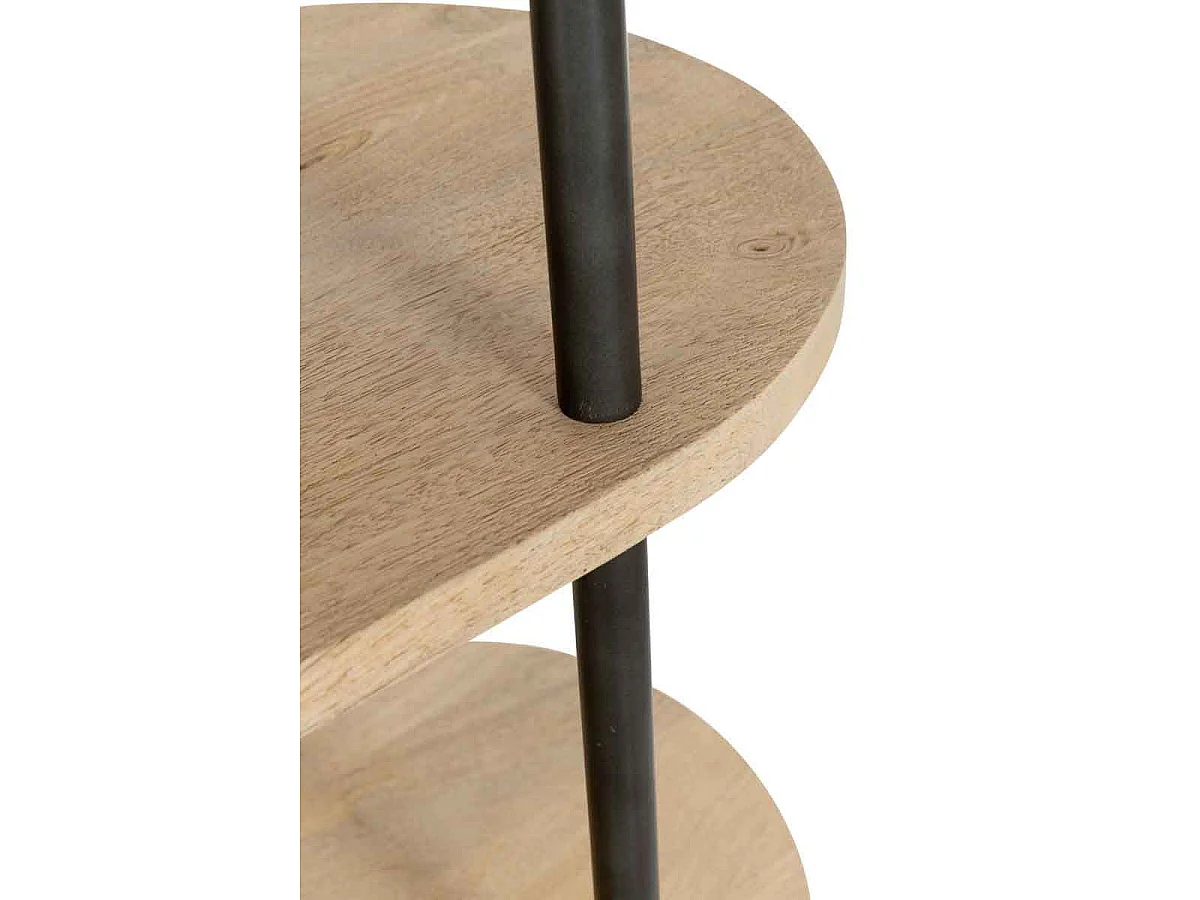 Estantería de 5 niveles en madera de mango natural Eli L 105 cm