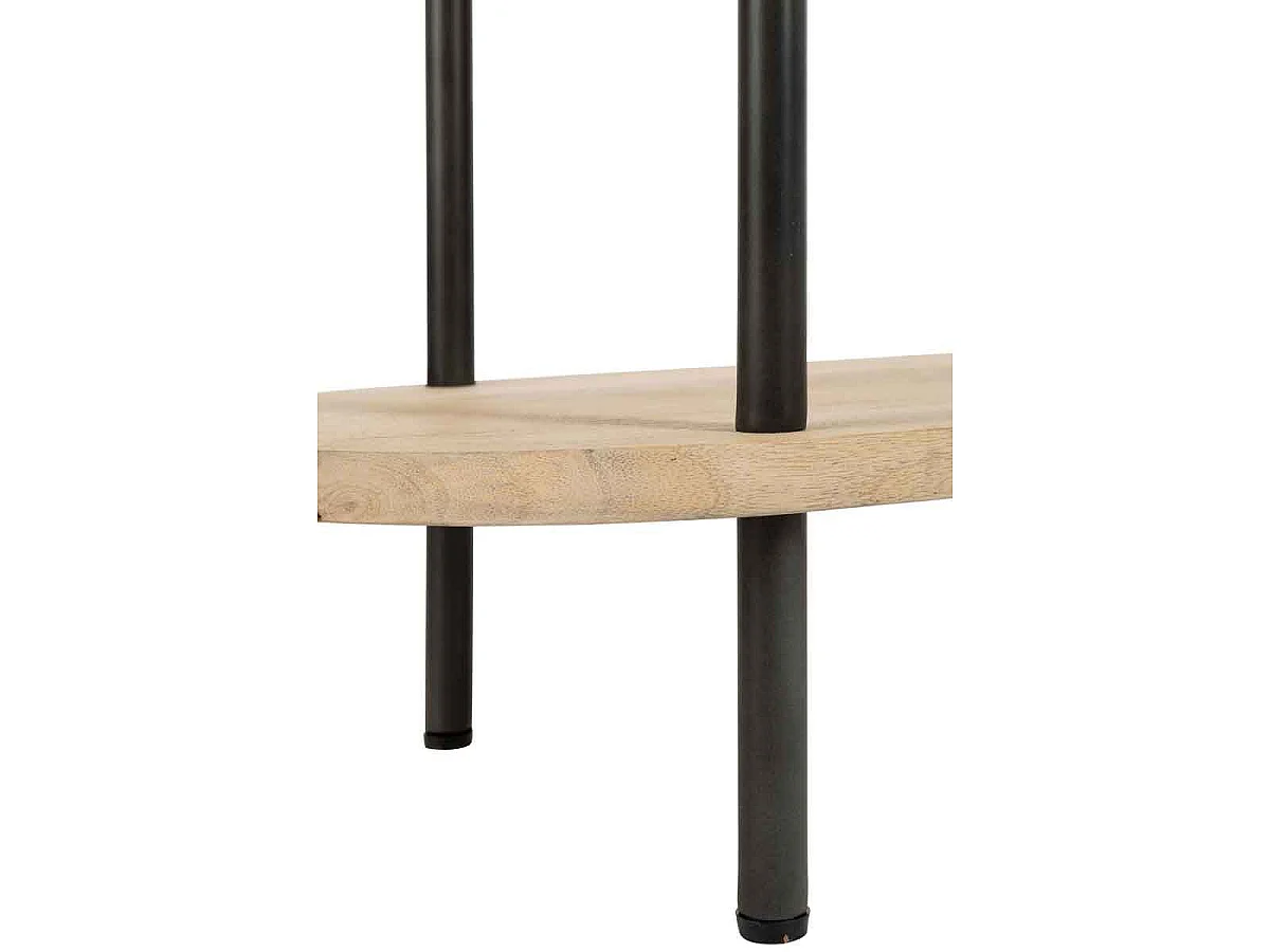 Estantería de 5 niveles en madera de mango natural Eli L 105 cm