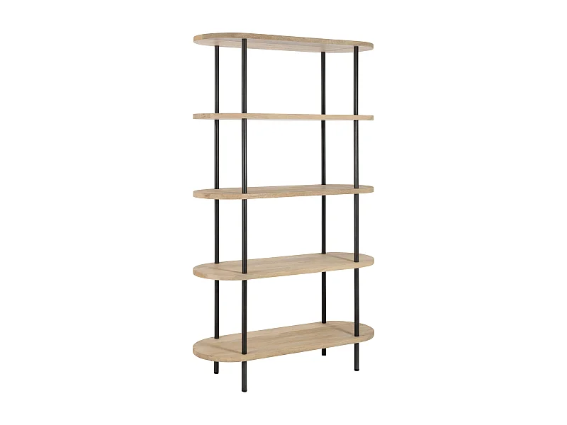 Étagère 5 Niveaux en Bois "Eli" 176cm Naturel
