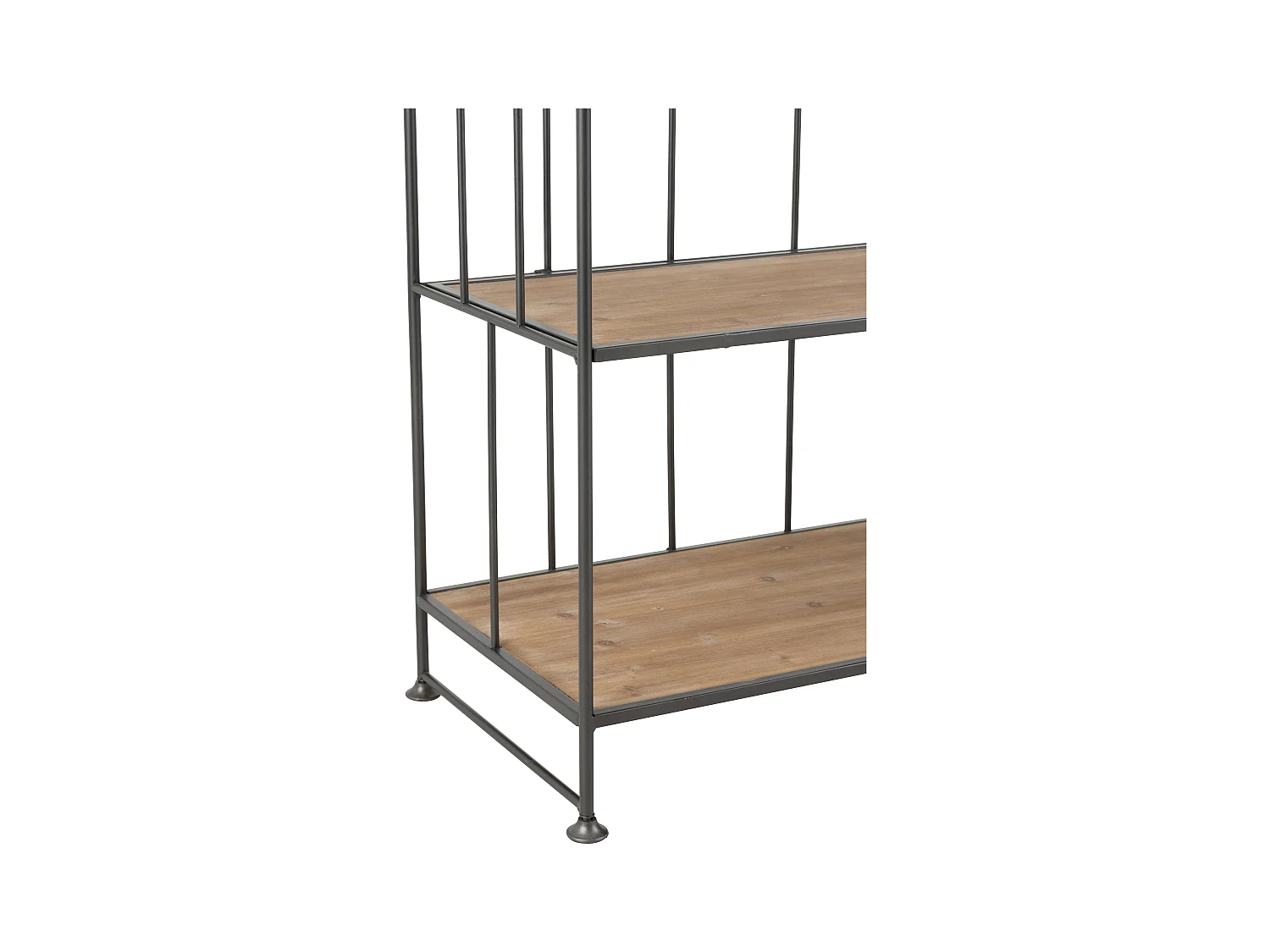 Lot de 2 Étagères Déco "Carambo" 182cm Marron