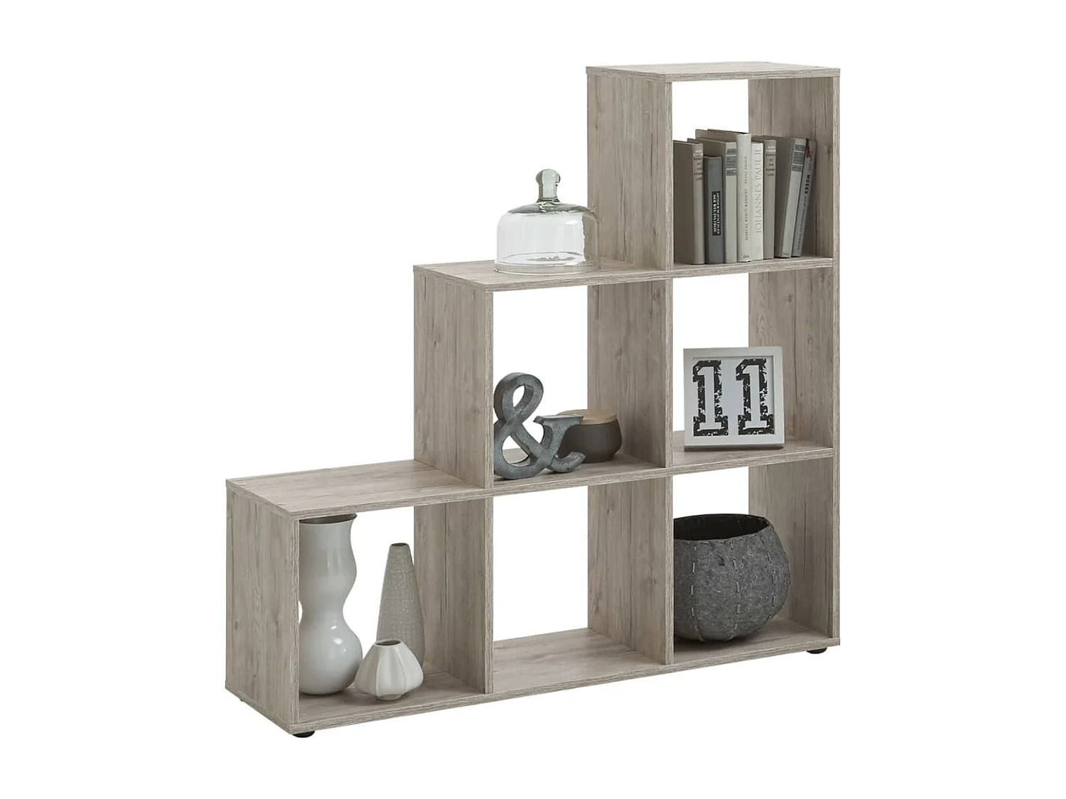 Divisorio Stanza con 6 Scomparti 104,3x32,6x106,5 cm Rovere Sabbia