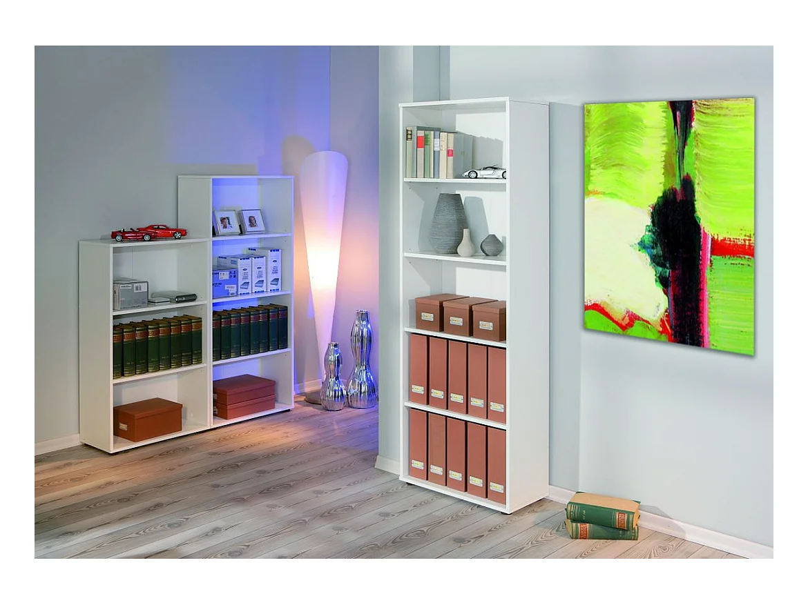 Étagère 5 Niveaux "Delnice" 180cm Blanc