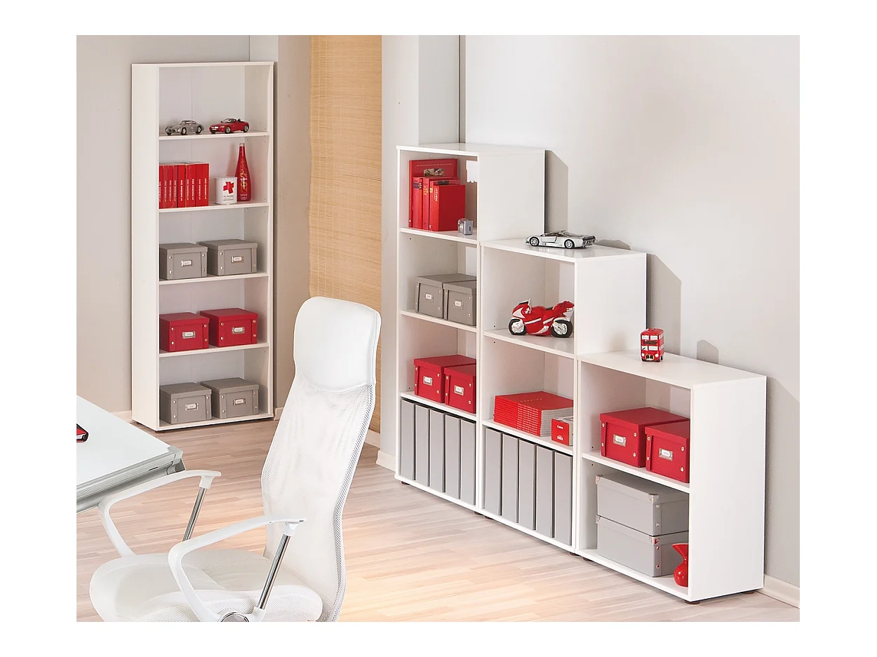 Étagère 5 Niveaux "Delnice" 180cm Blanc