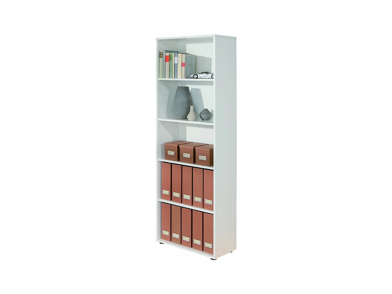 Étagère 5 Niveaux "Delnice" 180cm Blanc
