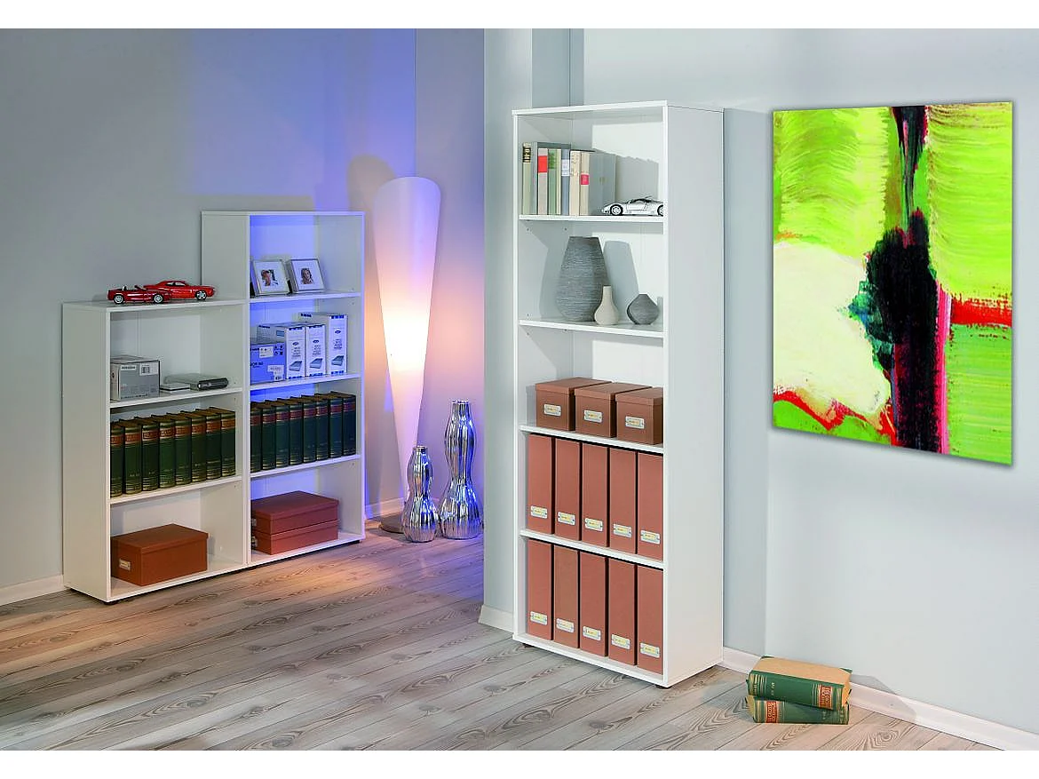 Étagère 5 Niveaux "Delnice" 180cm Blanc