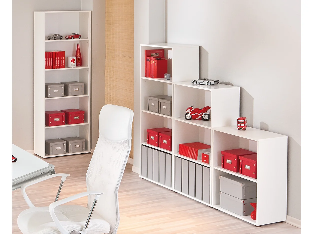 Étagère 5 Niveaux "Delnice" 180cm Blanc