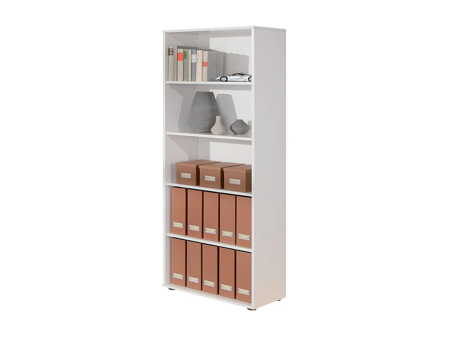 Étagère 5 Niveaux "Delnice" 180cm Blanc