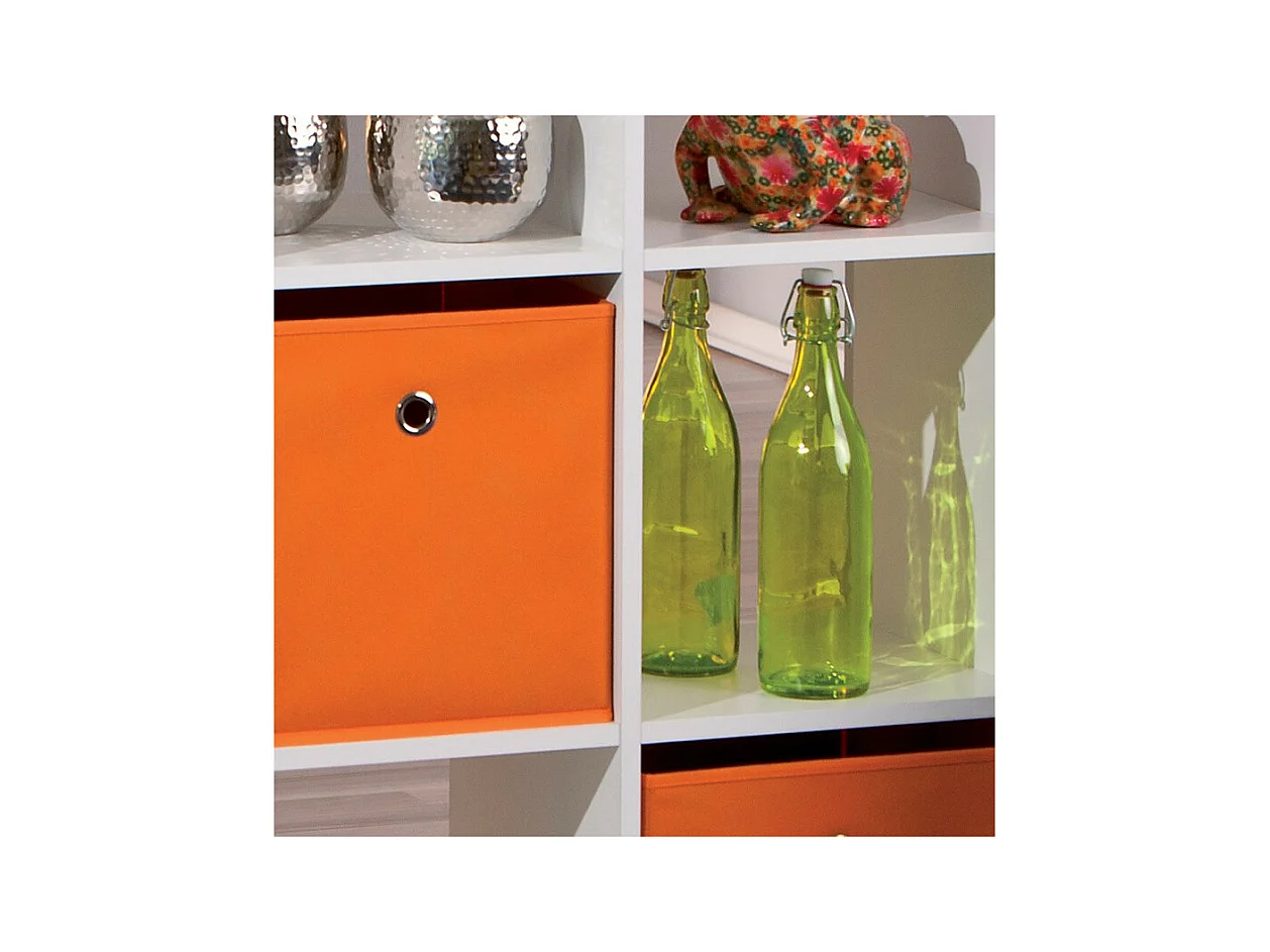 Étagère 9 Compartiments "Kase" 109cm Blanc