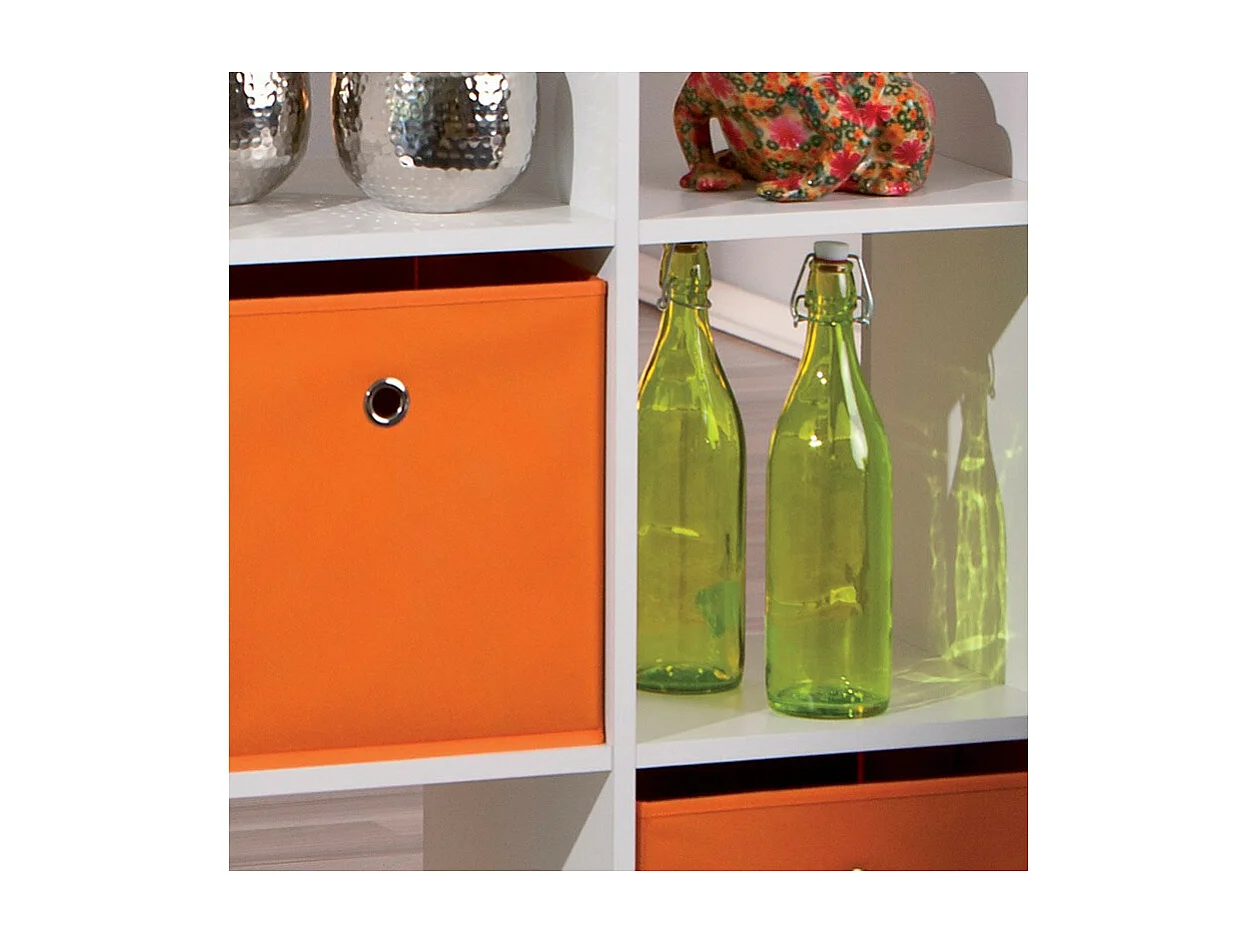 Étagère 9 Compartiments "Kase" 109cm Blanc