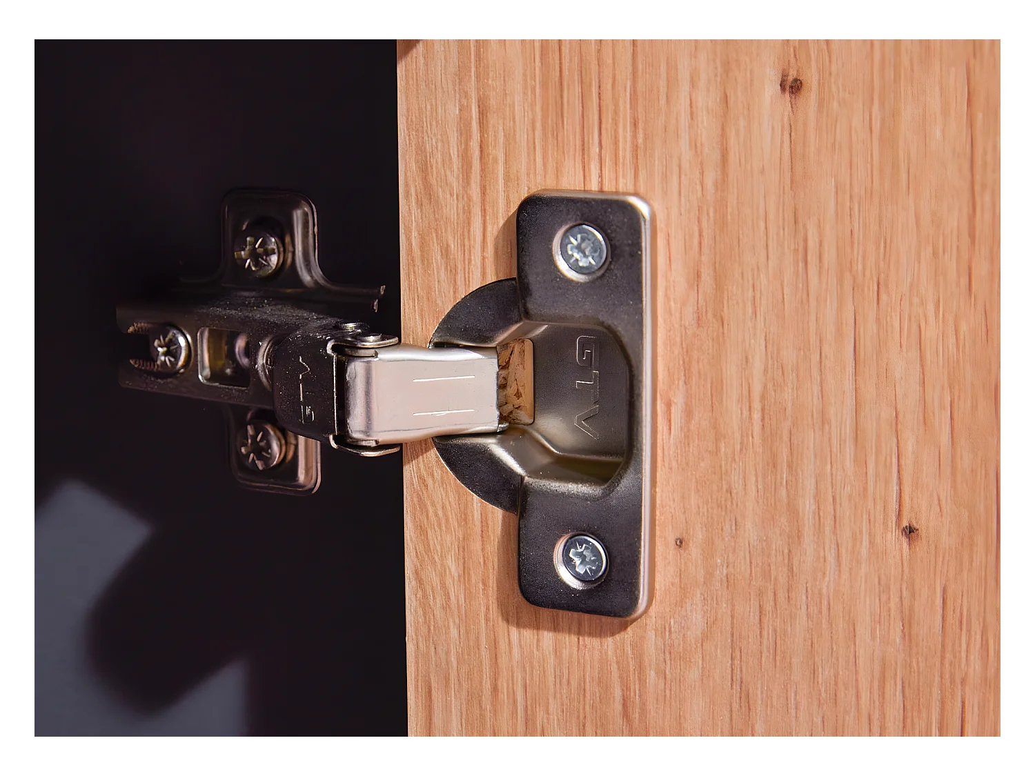 Pepeto Regal 5 Türen, 5 Ablagen grau, Artisan Eiche dekor.