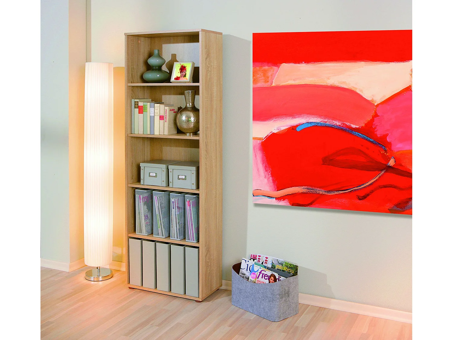 Étagère 5 Niveaux "Delnice" 180cm Chêne Sonoma