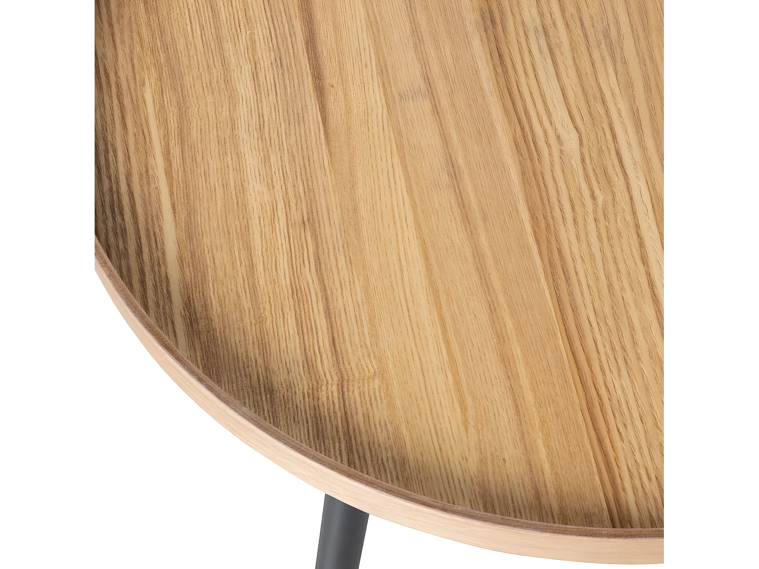 Mesa - Table d'appoint ronde en bois ø45cm - Bois clair