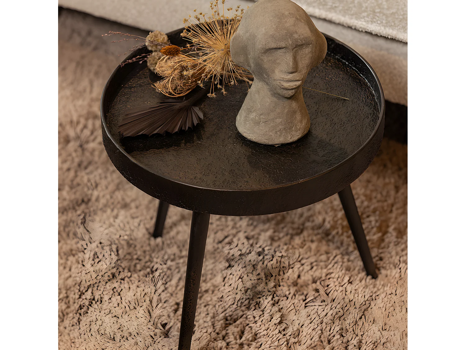 Bounds - Table d'appoint ronde ø41cm - Laiton