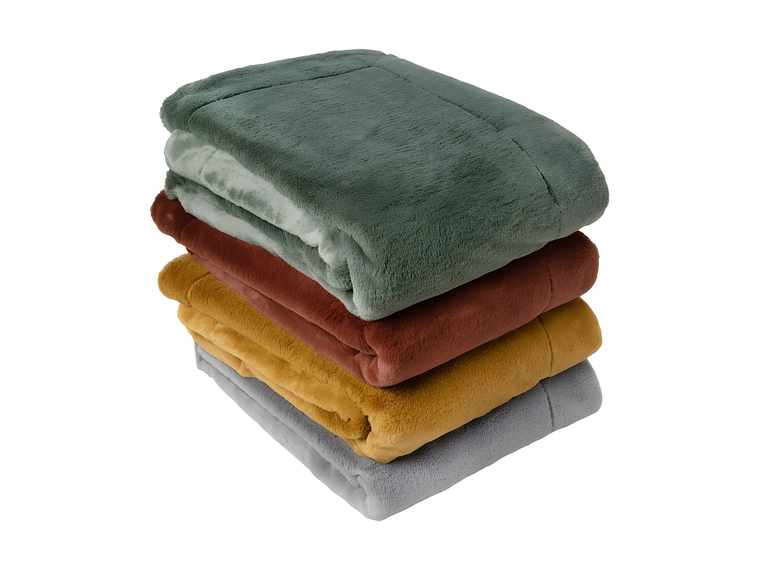 Plaid imitation fourrure "Mellow" 150 x 200 cm Toison d'or