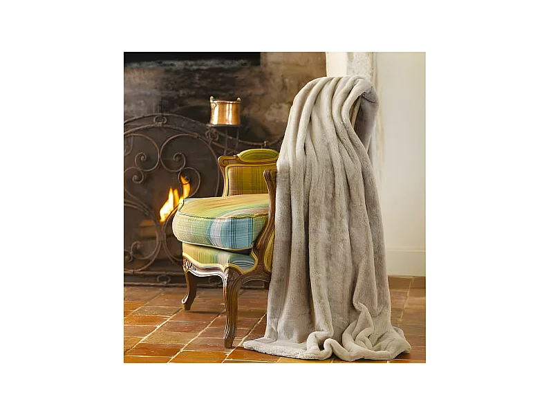 Plaid imitation fourrure "Mellow" 150 x 200 cm Toison d'or