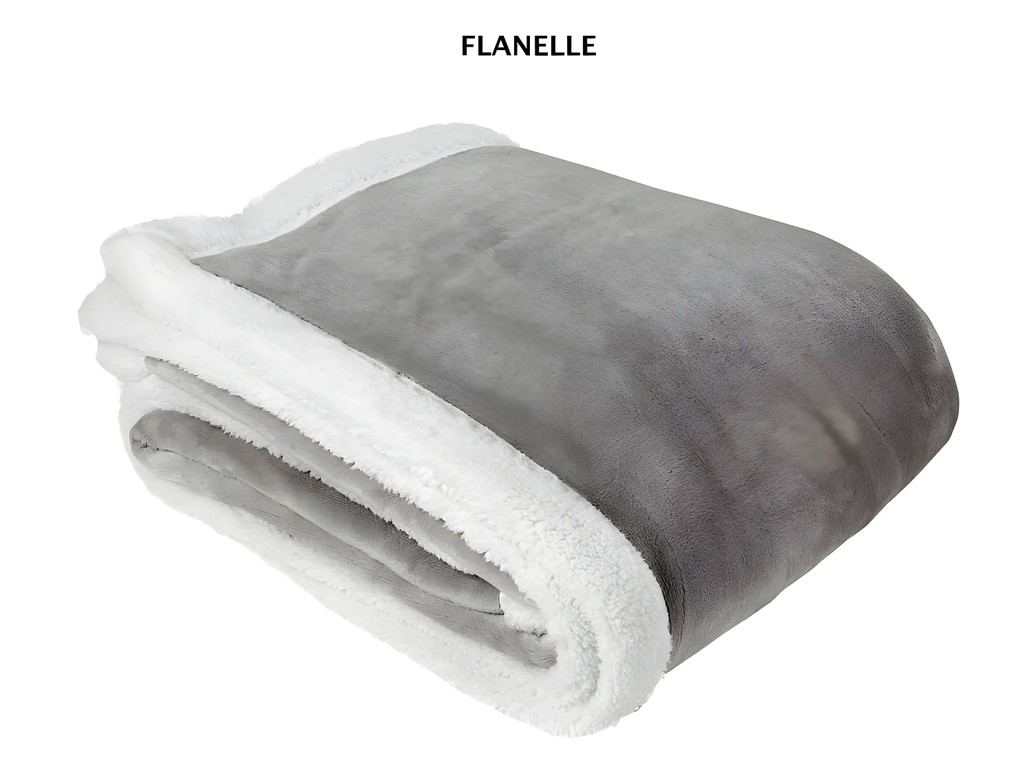 Plaid micro fourrure double face "Week end" Toison d'or