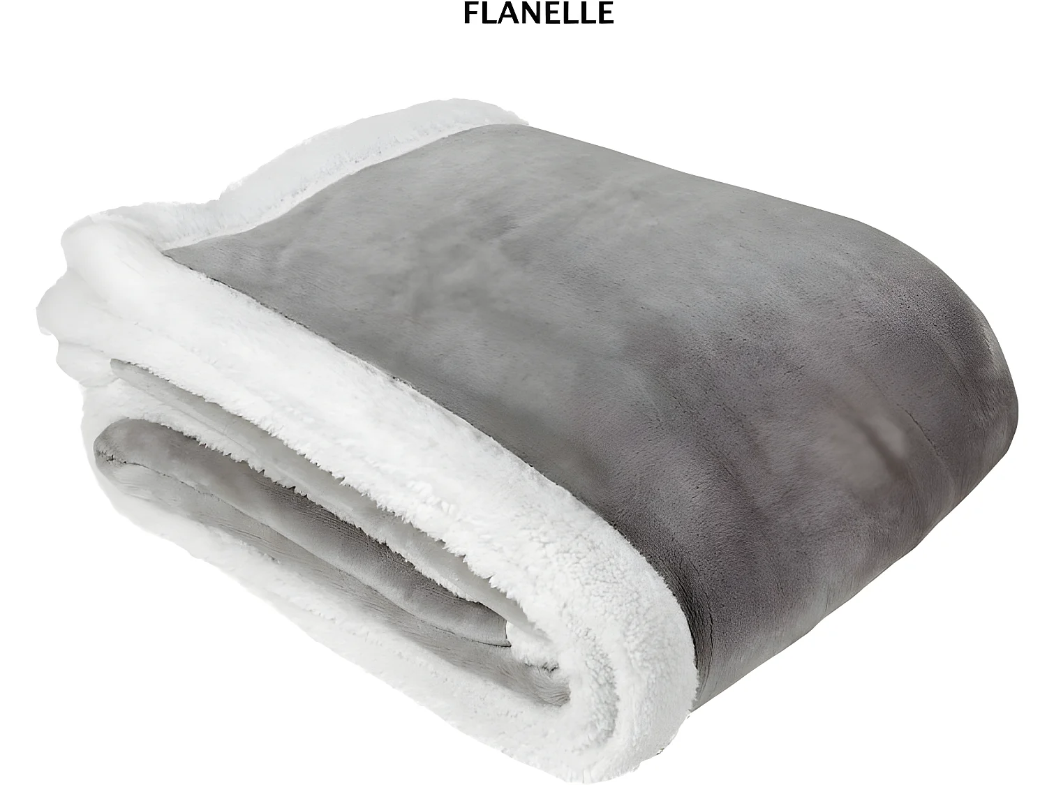 Plaid micro fourrure double face "Week end" Toison d'or