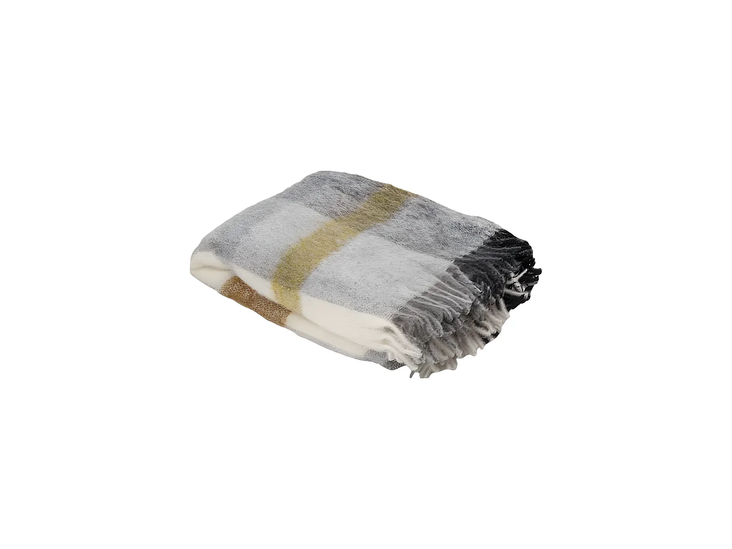 Plaid Alpaga Mohair Laine & Polyamide "Iseo" 130 x 180 cm Toison d'or