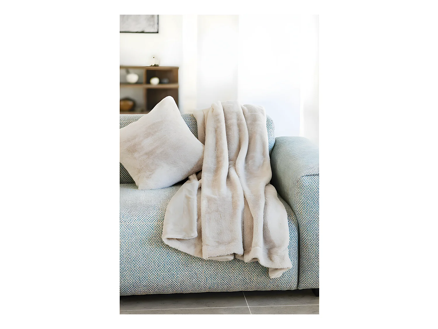 Plaid imitation fourrure "Mellow" 150 x 200 cm Toison d'or