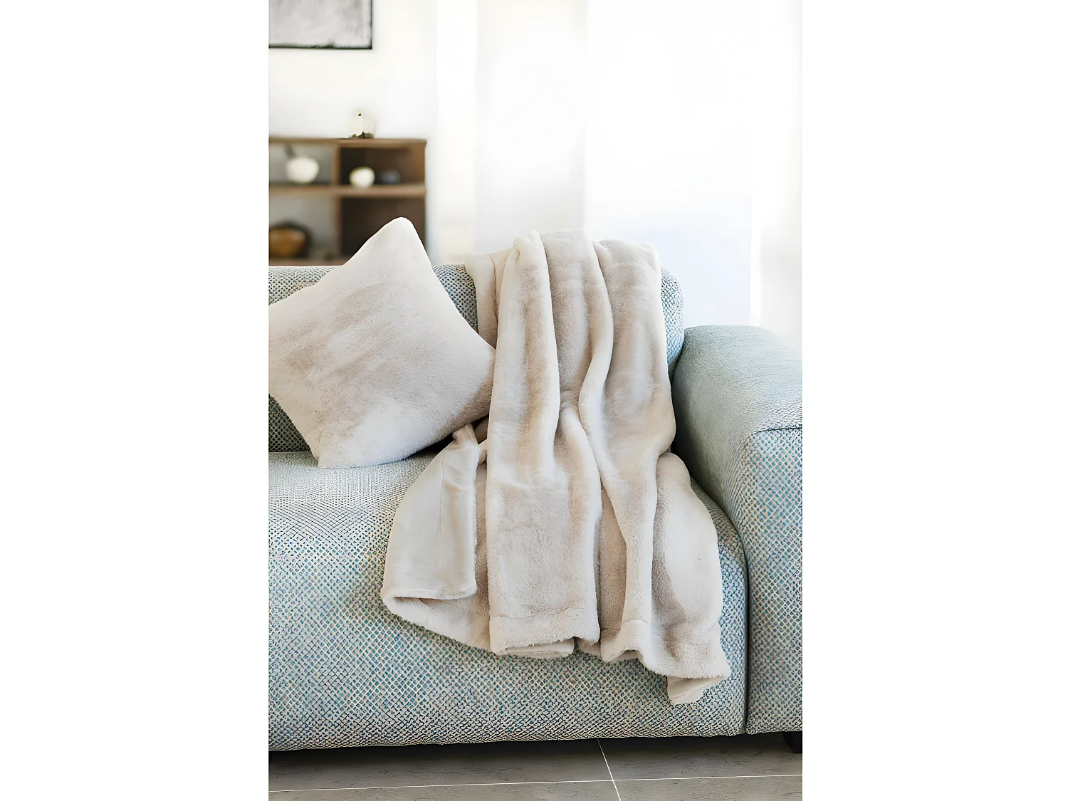 Plaid imitation fourrure "Mellow" 150 x 200 cm Toison d'or