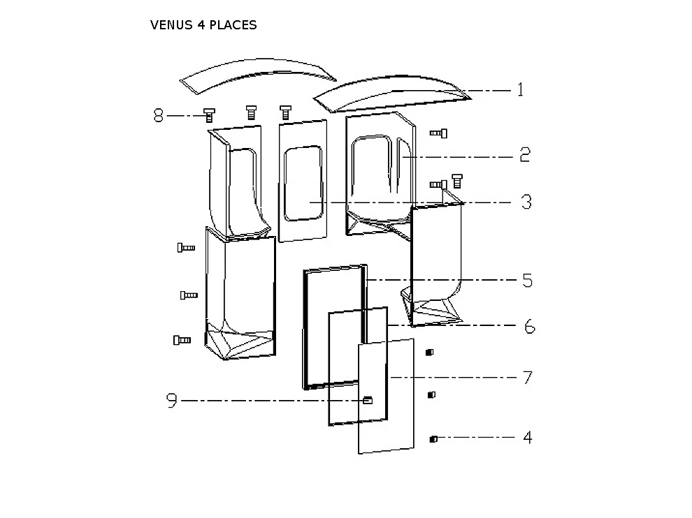 Baño de vapor 6 plazas VENUS