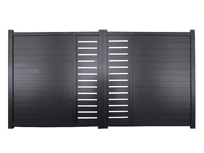 Gartentor: Flügeltor, aus Aluminium - Kauf-unique